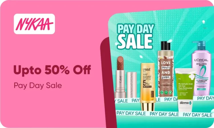 Pay Day Sale| Upto 50% Off On Beauty Care Products & More