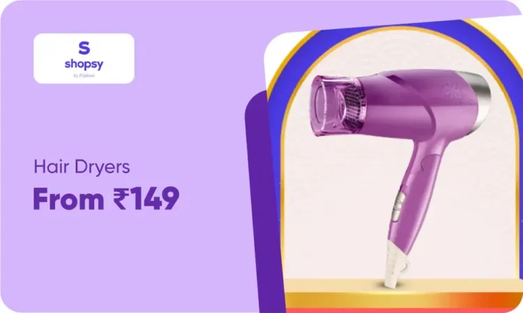 Shopsy Hair Dryer Sale – Buy Hair Dryers Starting at Just ₹149 – Affordable, Compact & Powerful Styling Tools for Everyday Use
